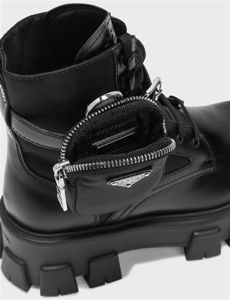 women prada boots with pouch